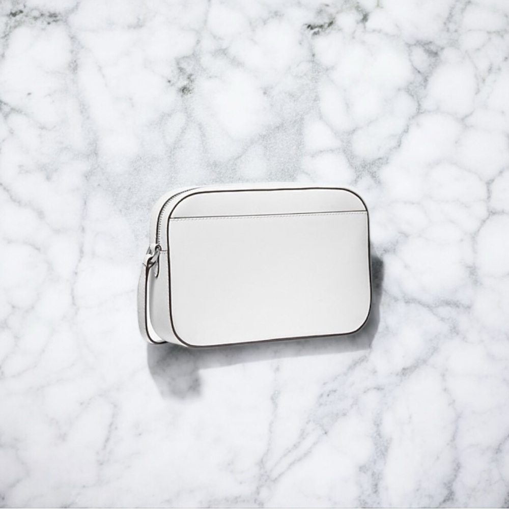 Michael Kors Jet Set Large Crossbody Bag-Optic White-R-$398 - Picture 3 of 6